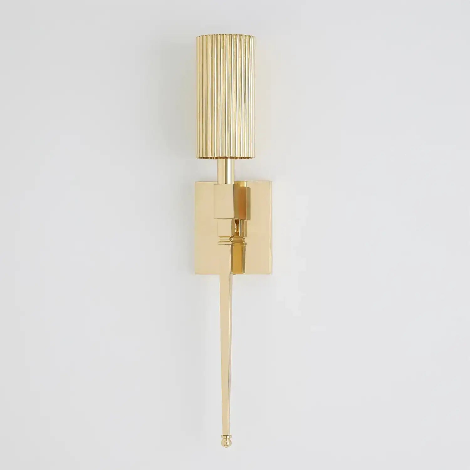 GLOBAL VIEWS, FLUTED SINGLE SCONCE, WALL SCONCES