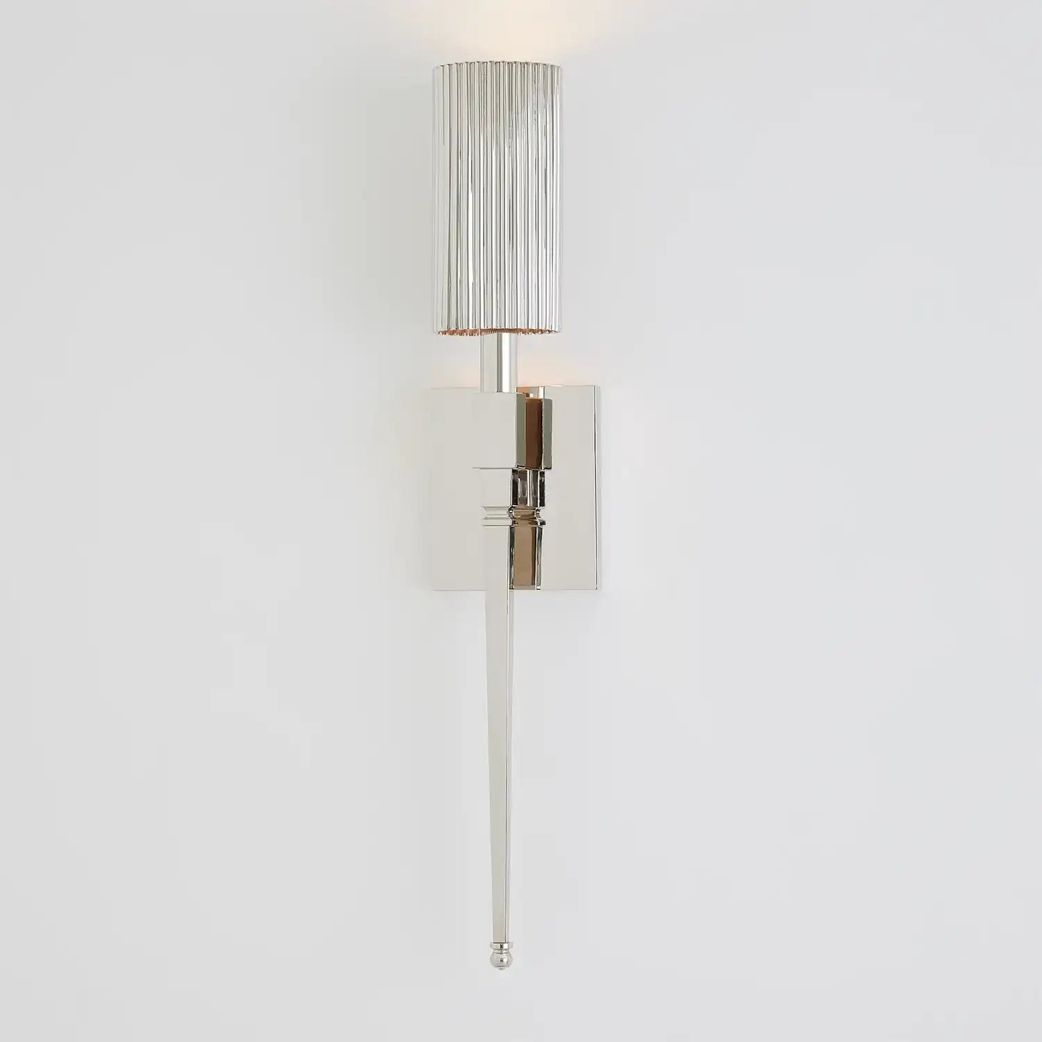 GLOBAL VIEWS, FLUTED SINGLE SCONCE, WALL SCONCES