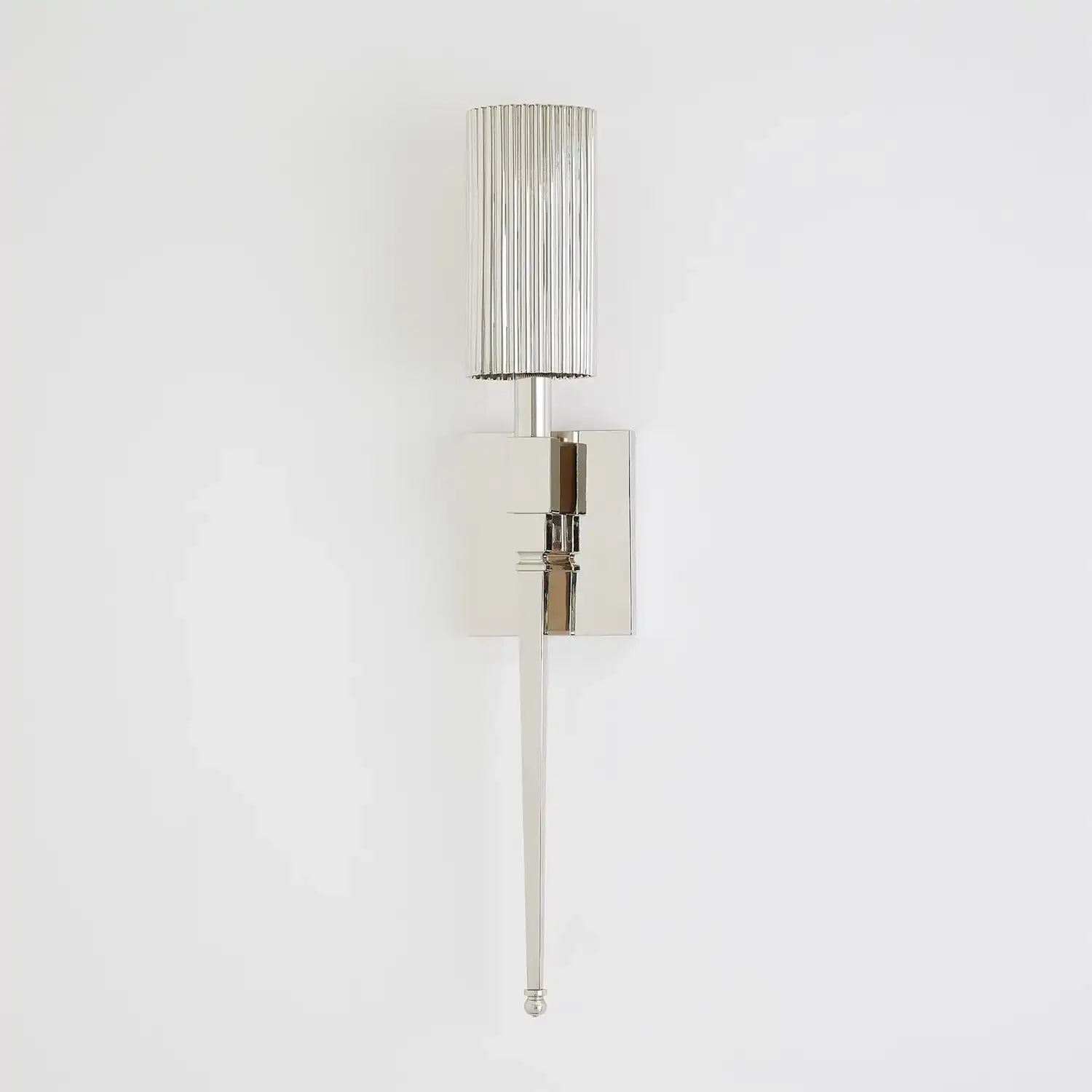 GLOBAL VIEWS, FLUTED SINGLE SCONCE, WALL SCONCES