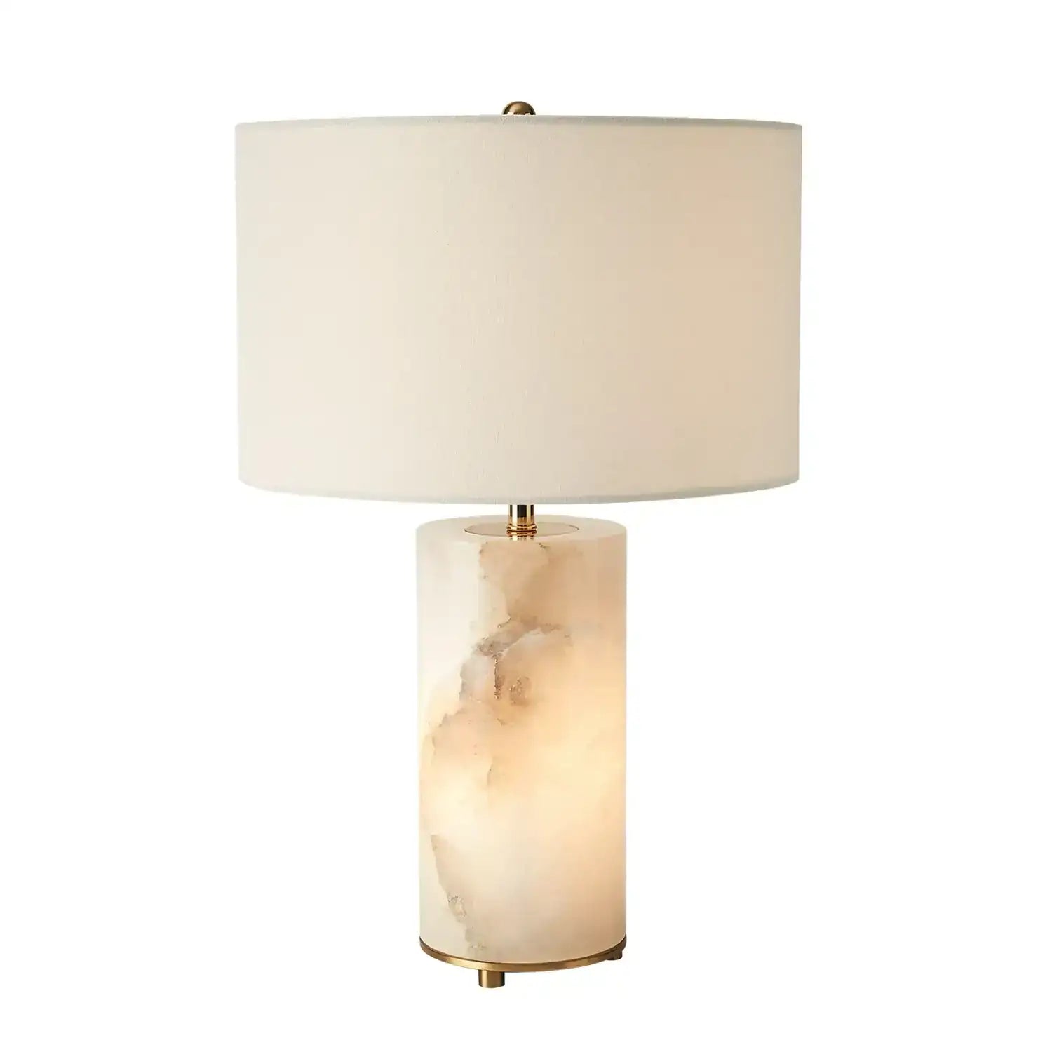 GLOBAL VIEWS, ALABASTER INNER LIGHT LAMP, TABLE LAMPS