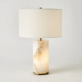 GLOBAL VIEWS, ALABASTER INNER LIGHT LAMP, TABLE LAMPS