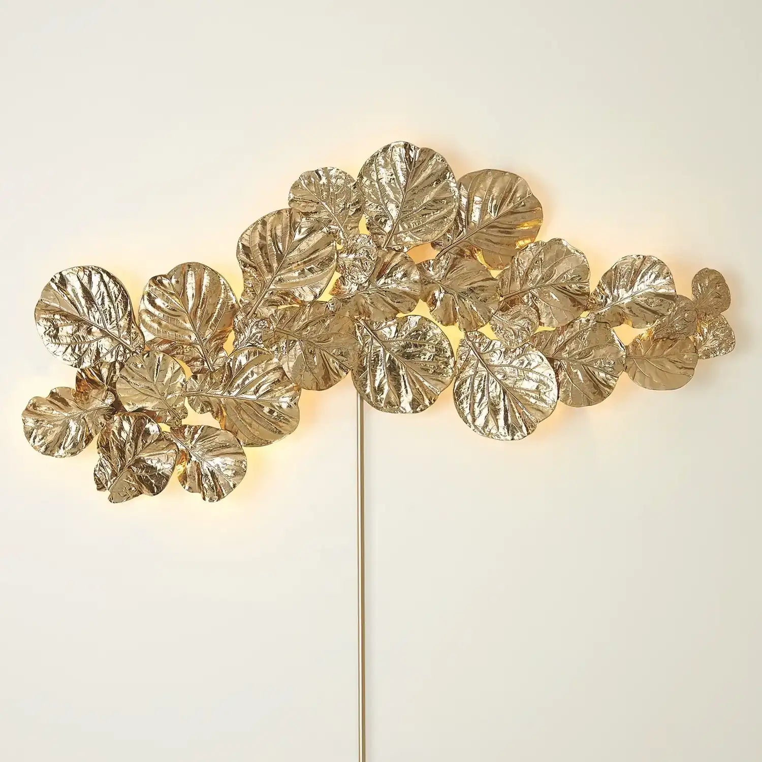 GLOBAL VIEWS, FIDDLE FIG LIGHTED WALL DECOR, WALL SCONCES