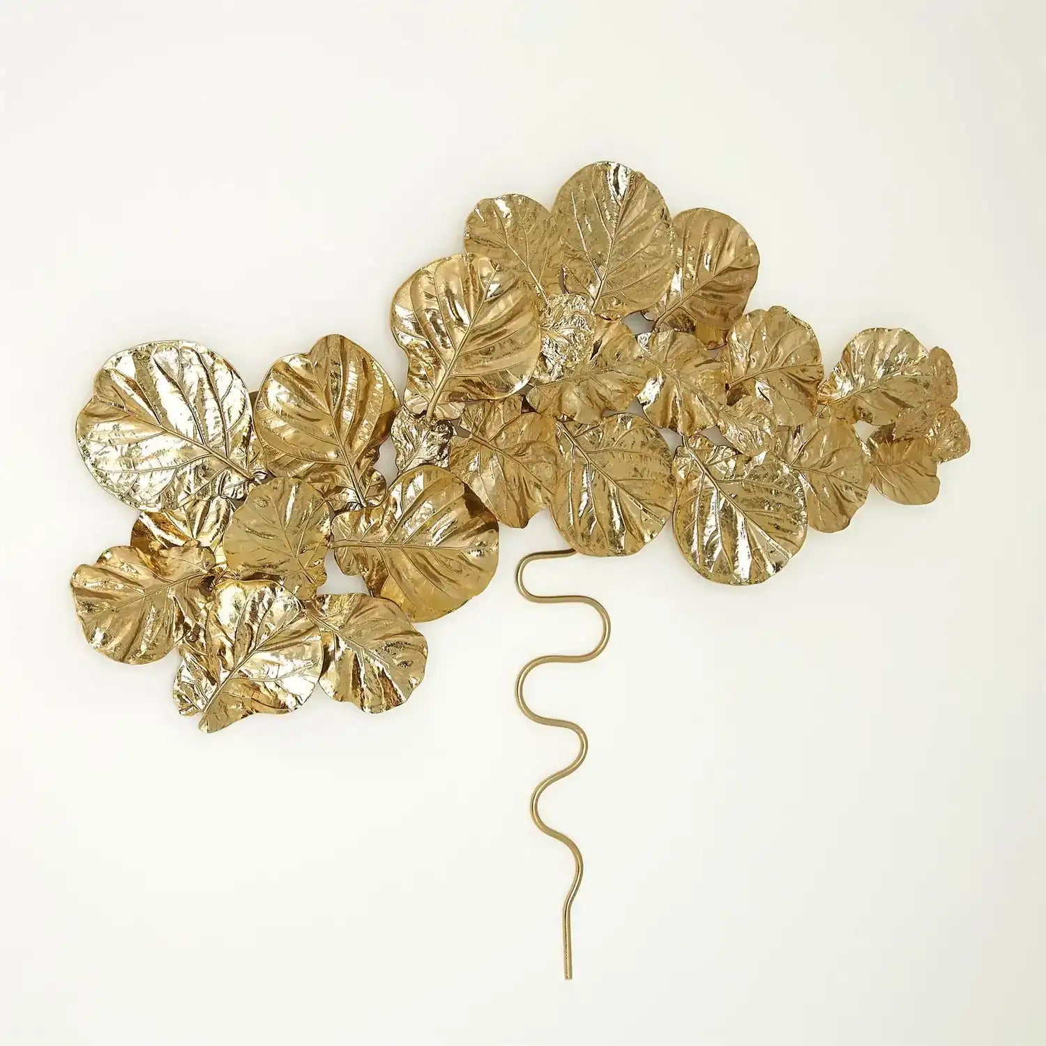 GLOBAL VIEWS, FIDDLE FIG LIGHTED WALL DECOR, WALL SCONCES