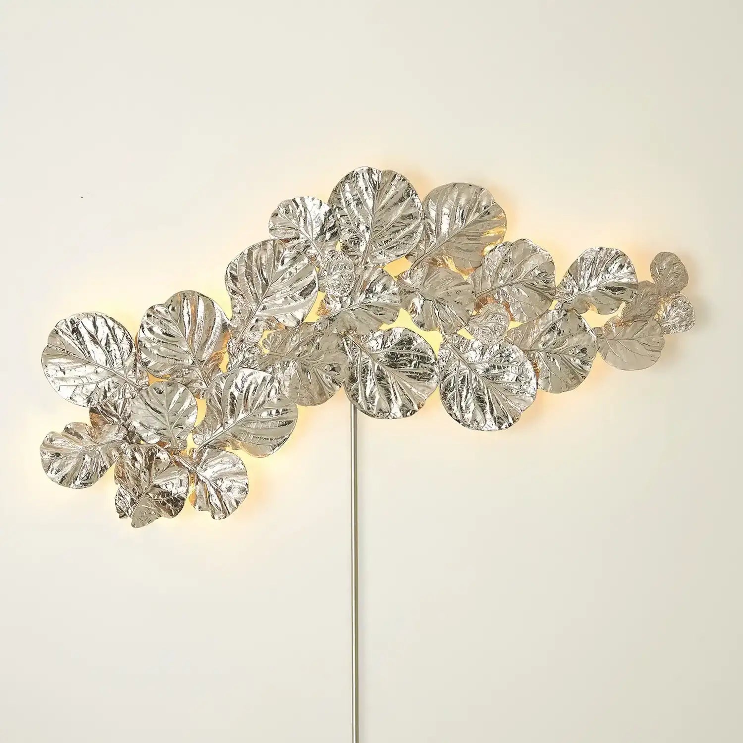 GLOBAL VIEWS, FIDDLE FIG LIGHTED WALL DECOR, WALL SCONCES