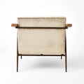 GLOBAL VIEWS L. BROOKS FABRIC/LEATHER CHAIR - Lounge