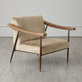 GLOBAL VIEWS L. BROOKS FABRIC/LEATHER CHAIR - Lounge