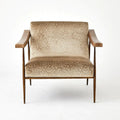 GLOBAL VIEWS L. BROOKS FABRIC/LEATHER CHAIR - Lounge