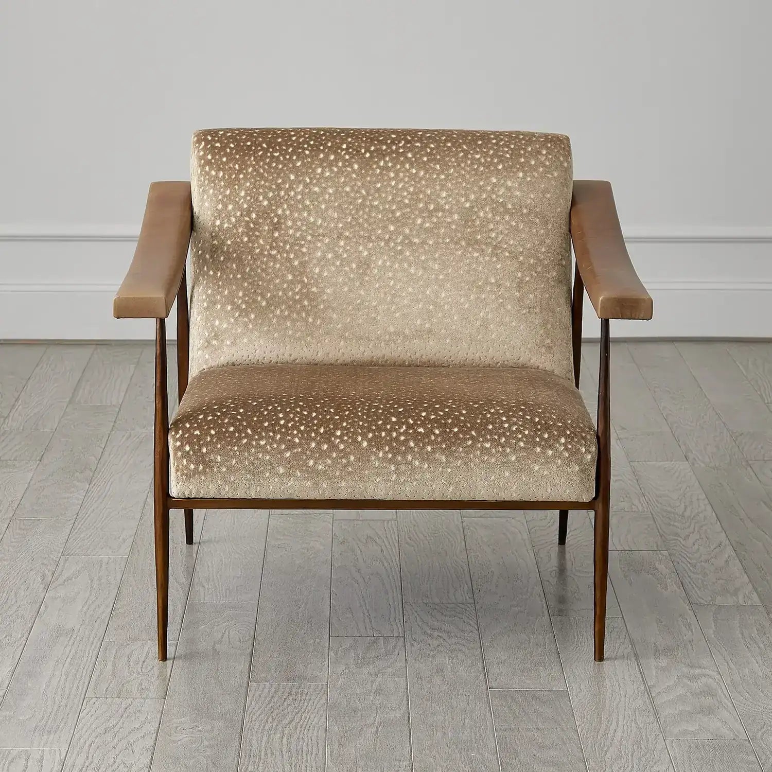 GLOBAL VIEWS L. BROOKS FABRIC/LEATHER CHAIR - Lounge