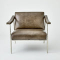 GLOBAL VIEWS L. BROOKS LEATHER CHAIR - Lounge