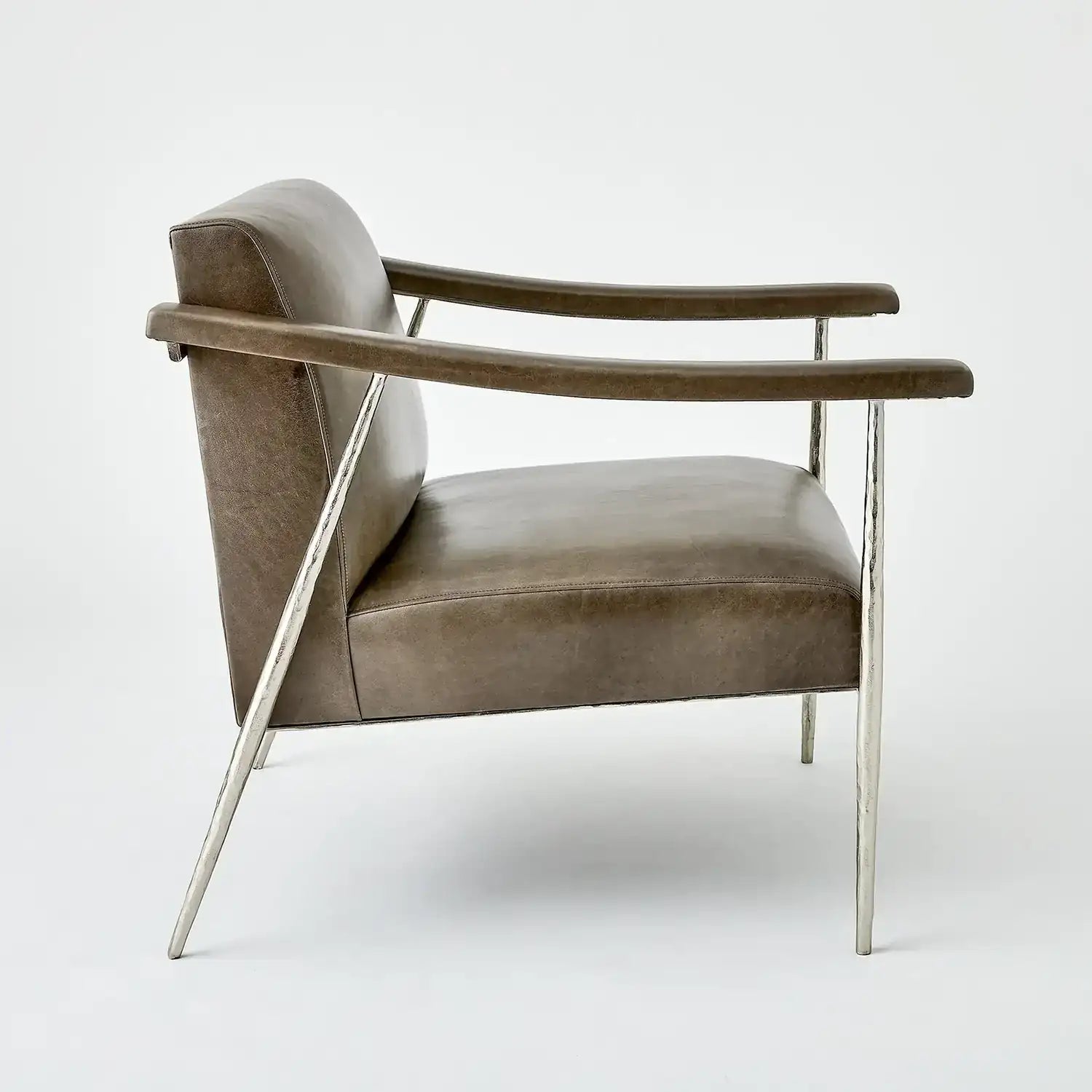 GLOBAL VIEWS L. BROOKS LEATHER CHAIR - Lounge