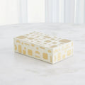 GLOBAL VIEWS BRASS JALI BOX - Decorative Accents