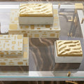 GLOBAL VIEWS BRASS JALI BOX - Decorative Accents