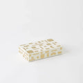 GLOBAL VIEWS BRASS JALI BOX - Decorative Accents