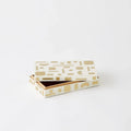 GLOBAL VIEWS BRASS JALI BOX - Decorative Accents
