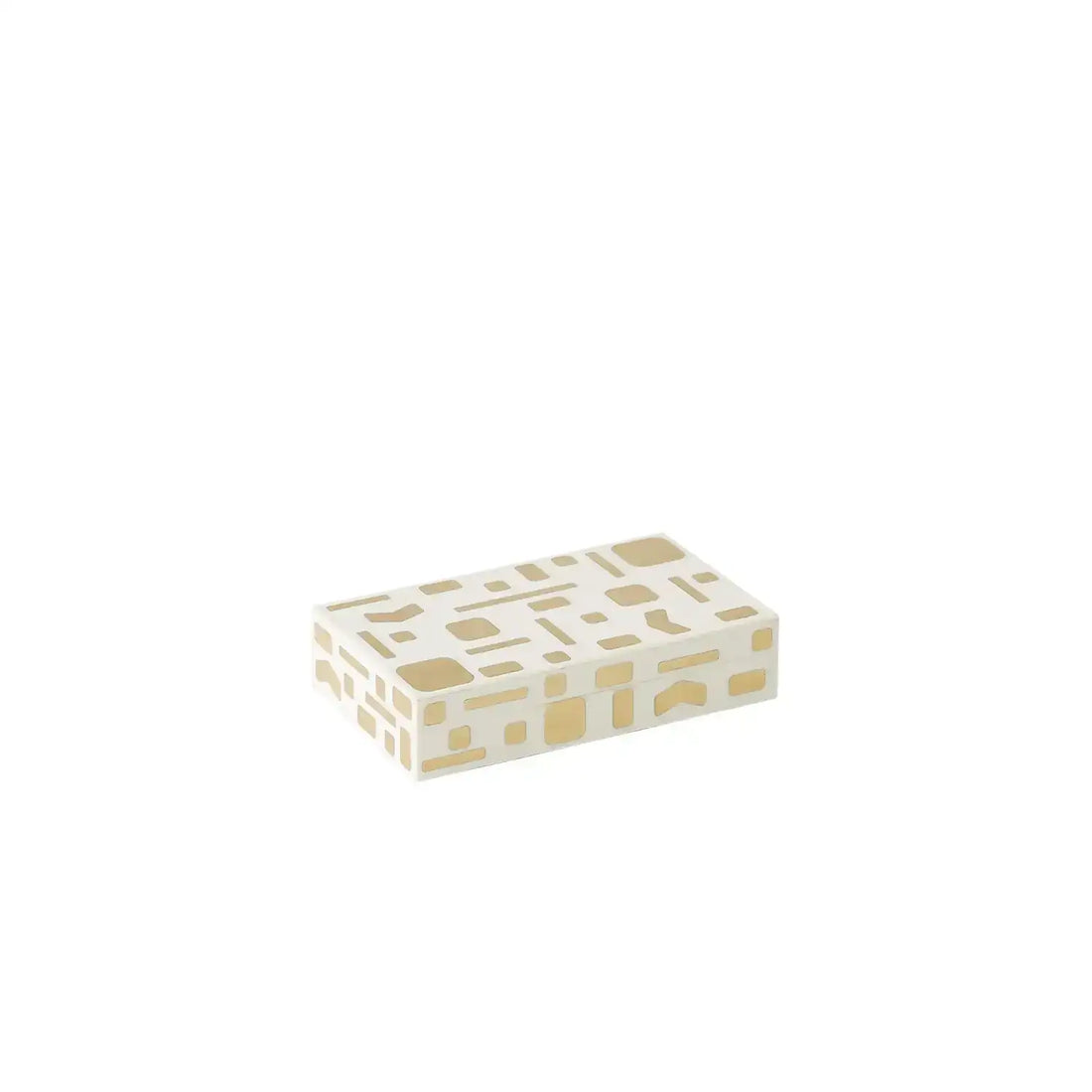 GLOBAL VIEWS BRASS JALI BOX - Decorative Accents