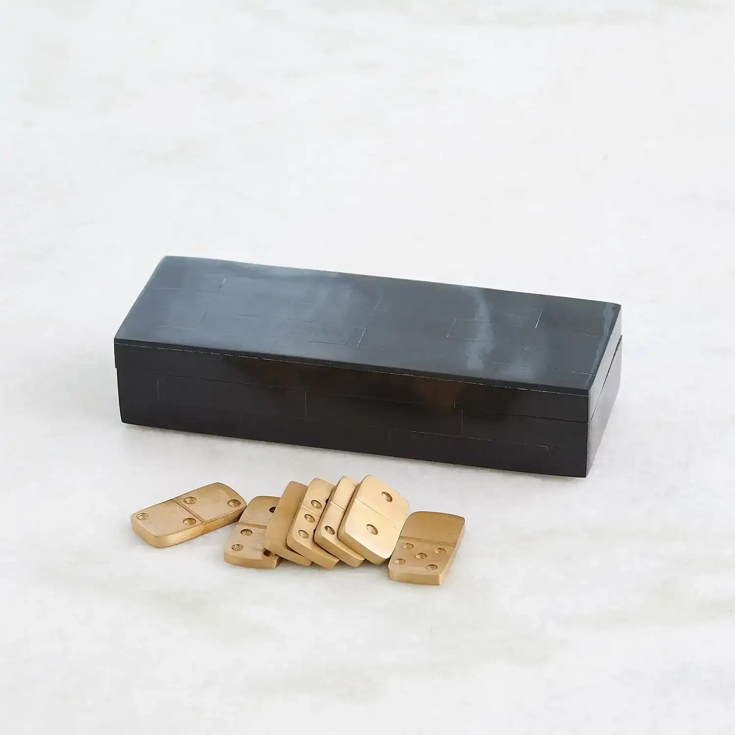 GLOBAL VIEWS BOXED BONE DOMINO SET - Decorative Accents