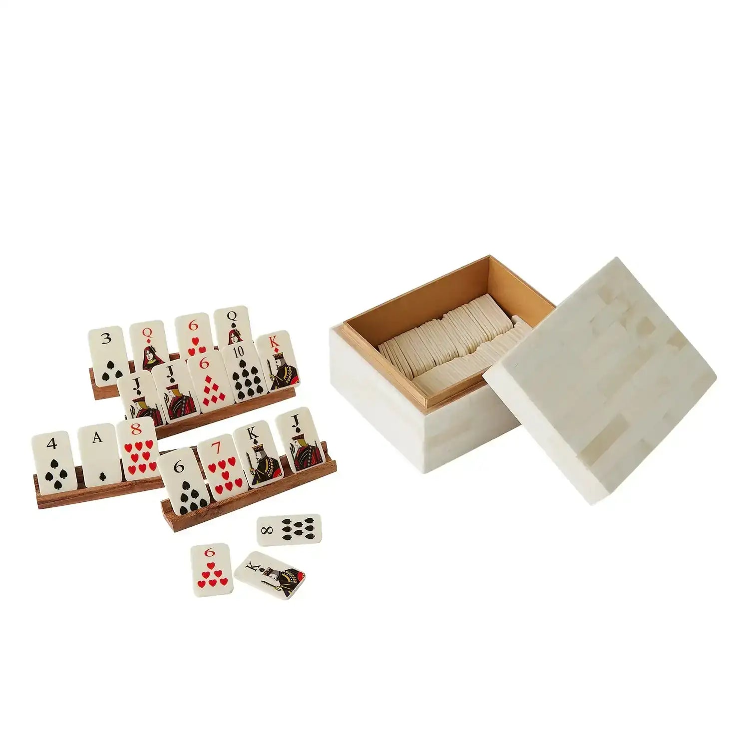 GLOBAL VIEWS BOXED BONE CARD SET - Decorative Accents