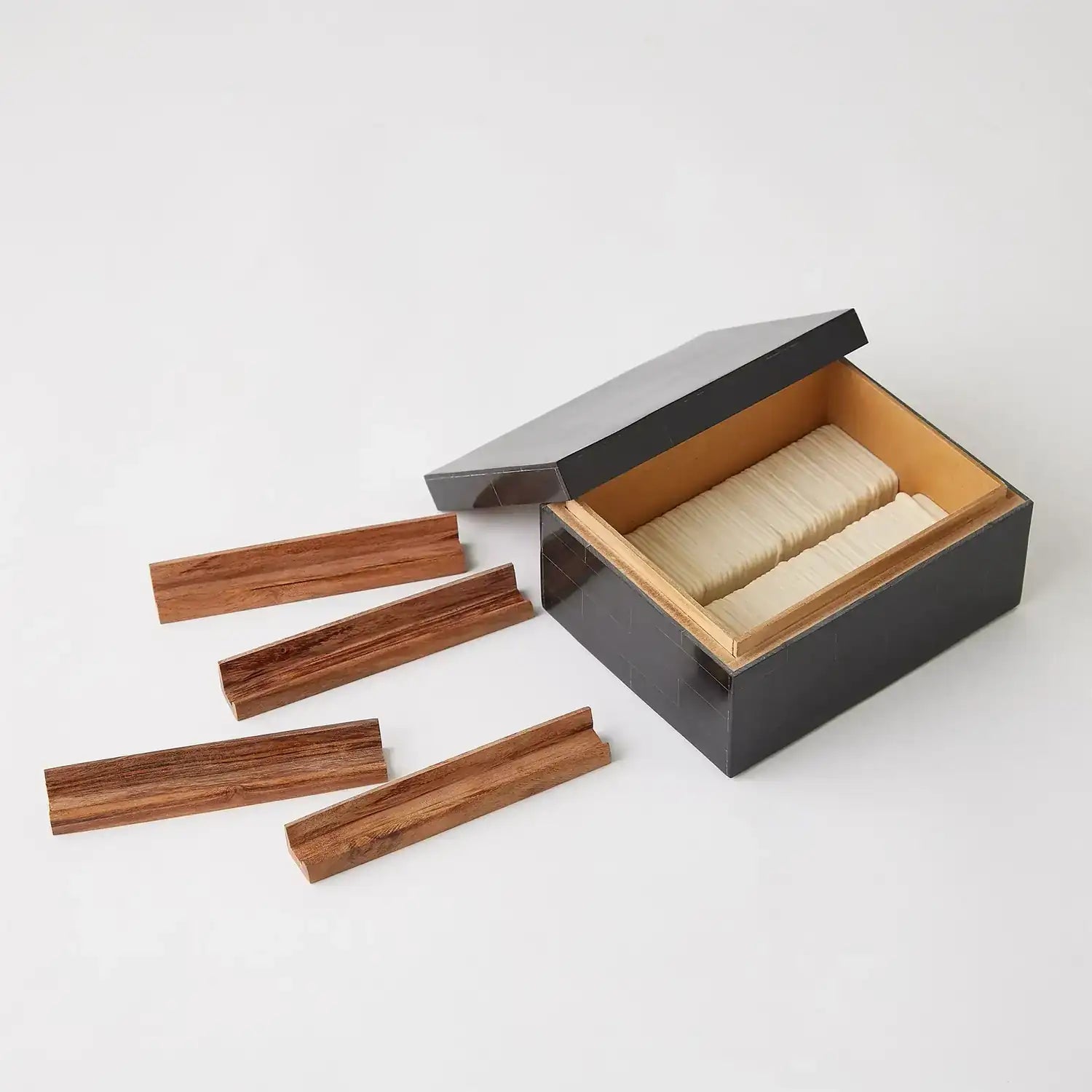 GLOBAL VIEWS BOXED BONE CARD SET - Decorative Accents