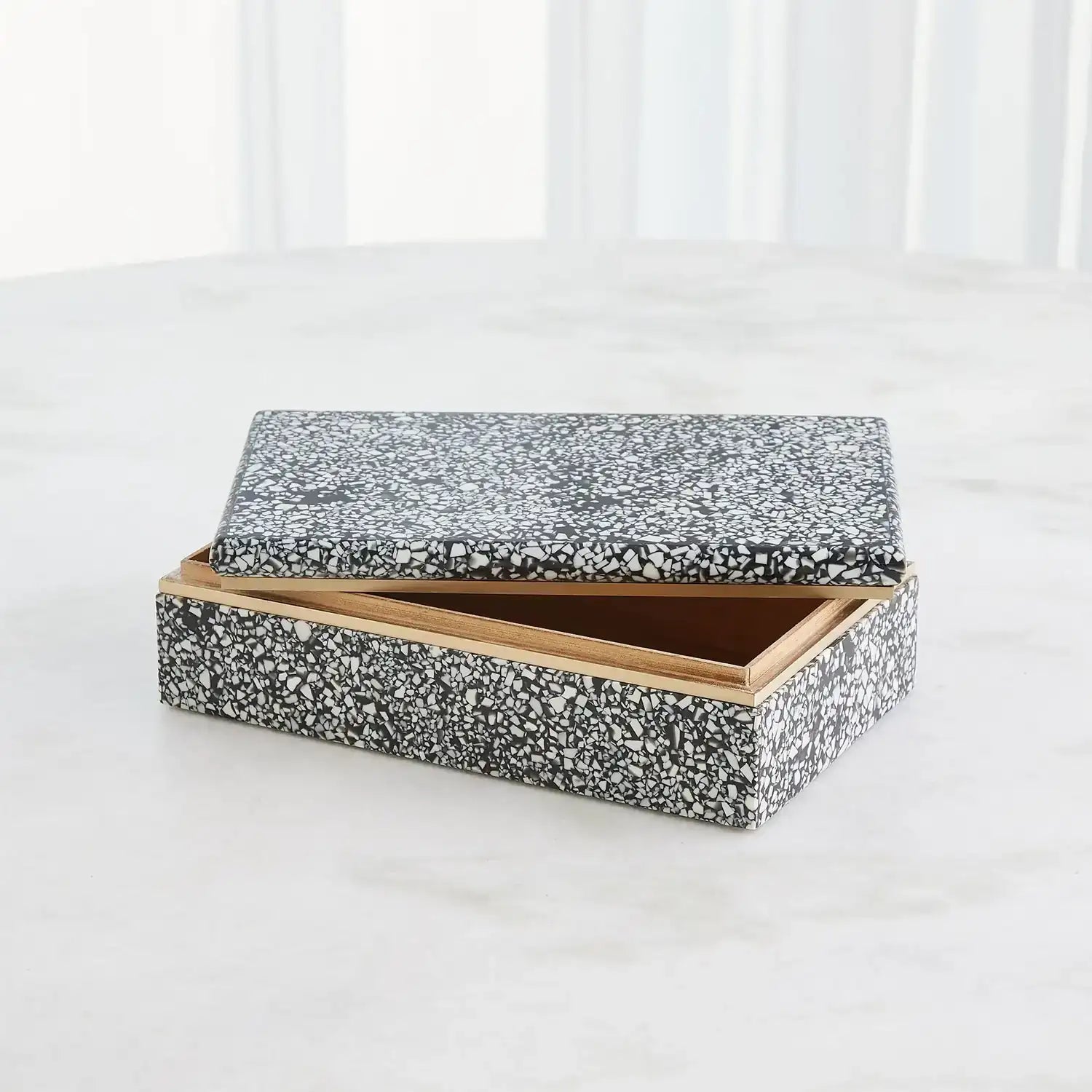 GLOBAL VIEWS TERRAZZO BOX - Decorative Accents