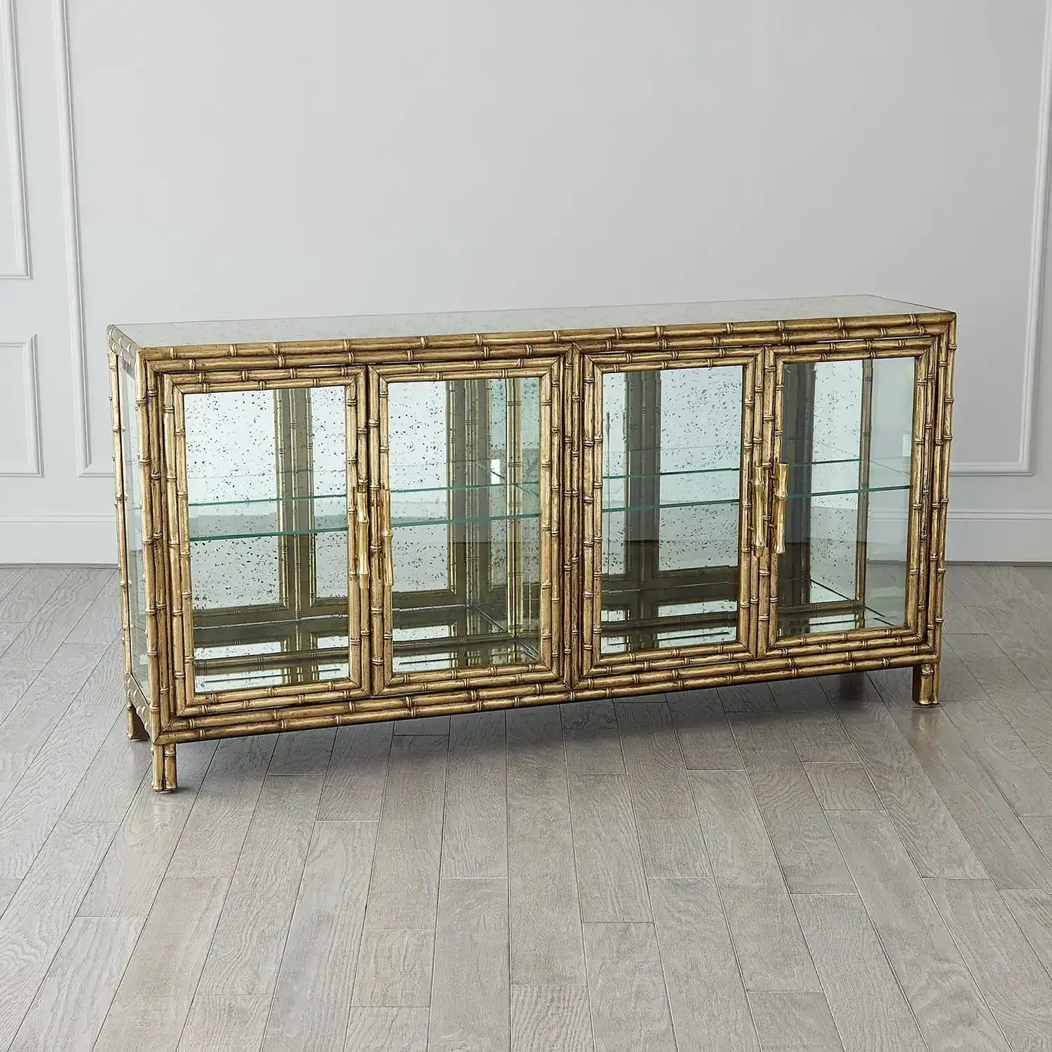 GLOBAL VIEWS BAMBOO CONSOLE - Cabinets & Bar