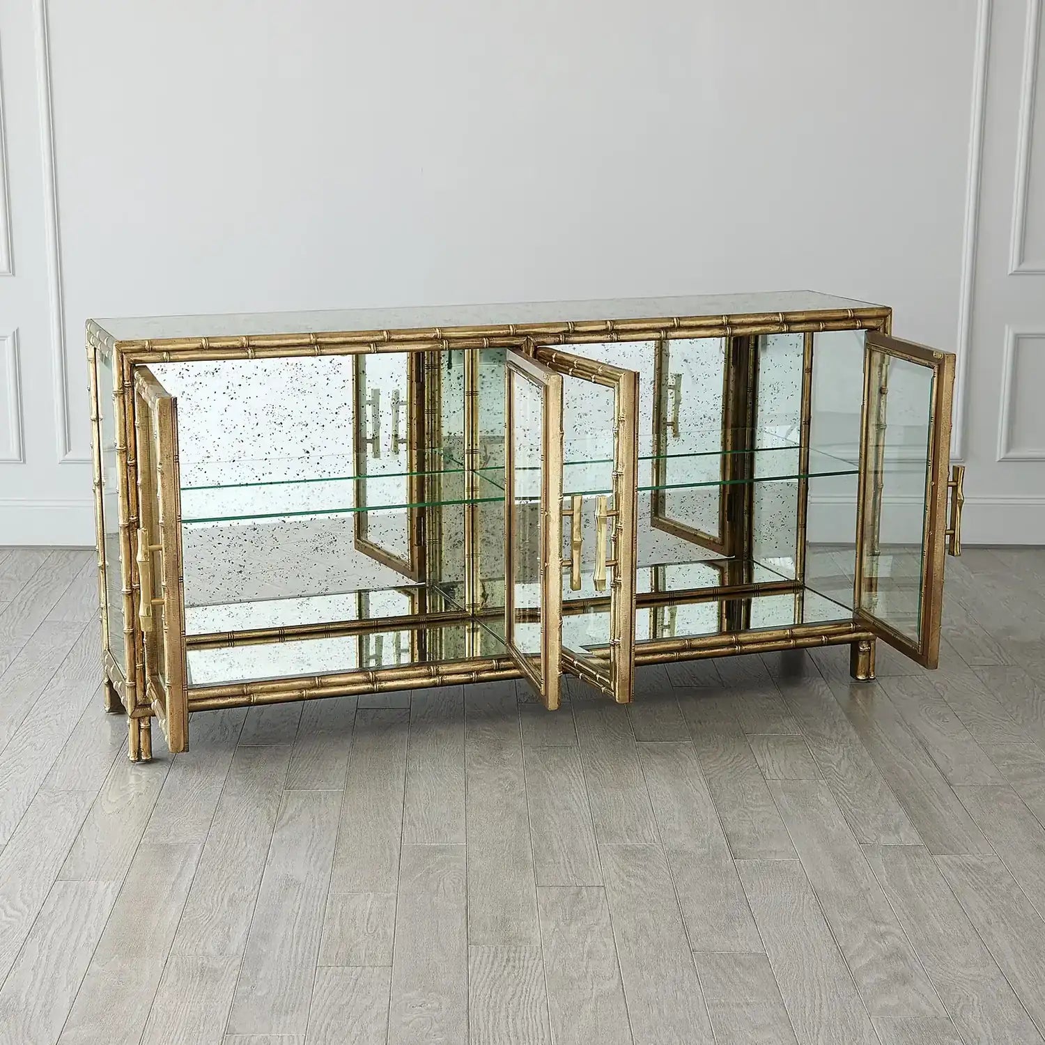 GLOBAL VIEWS BAMBOO CONSOLE - Cabinets & Bar