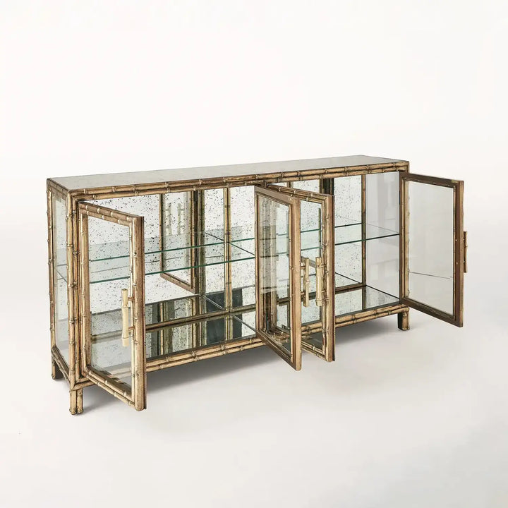 GLOBAL VIEWS BAMBOO CONSOLE - Cabinets & Bar