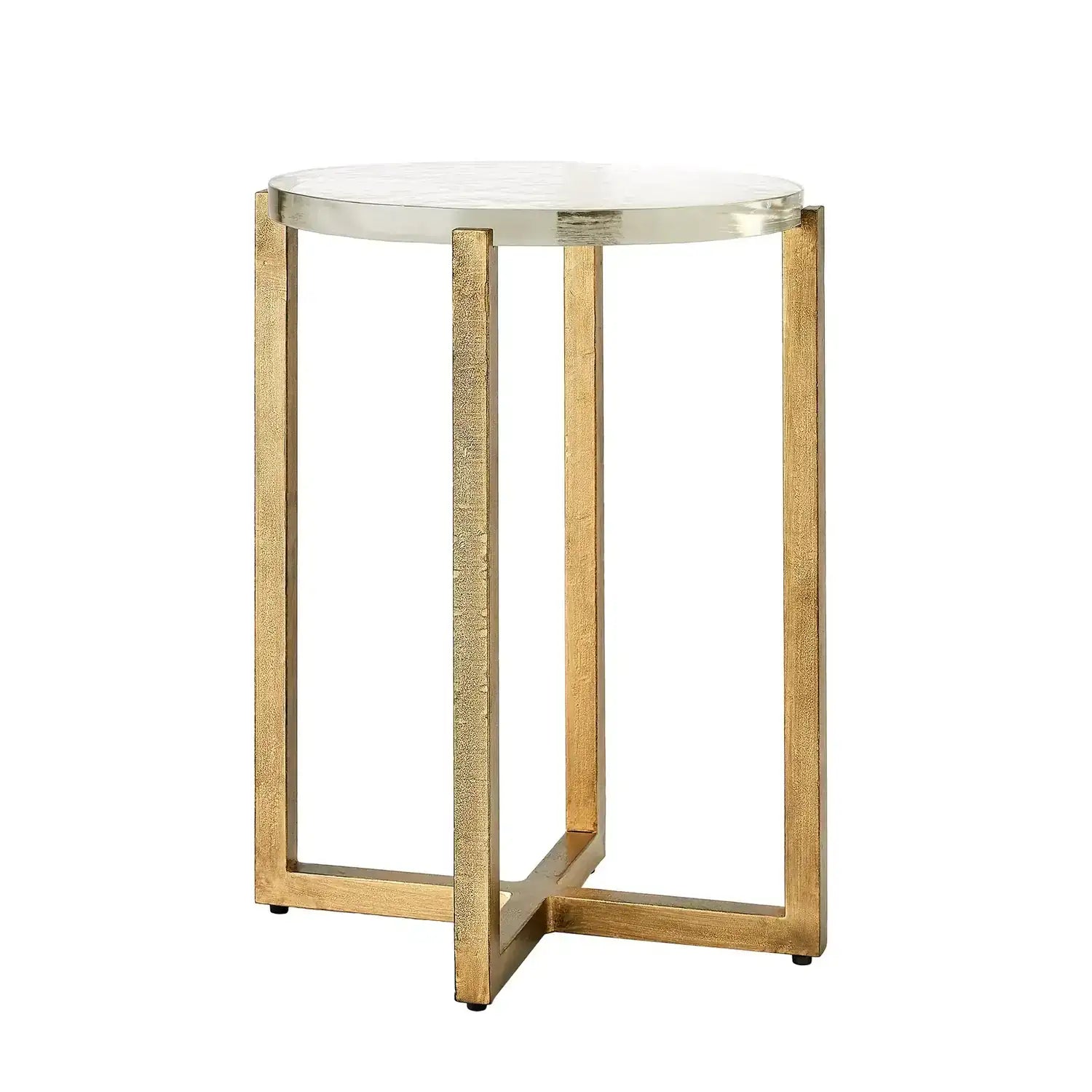GLOBAL VIEWS ICE BLOCK TABLE - Side