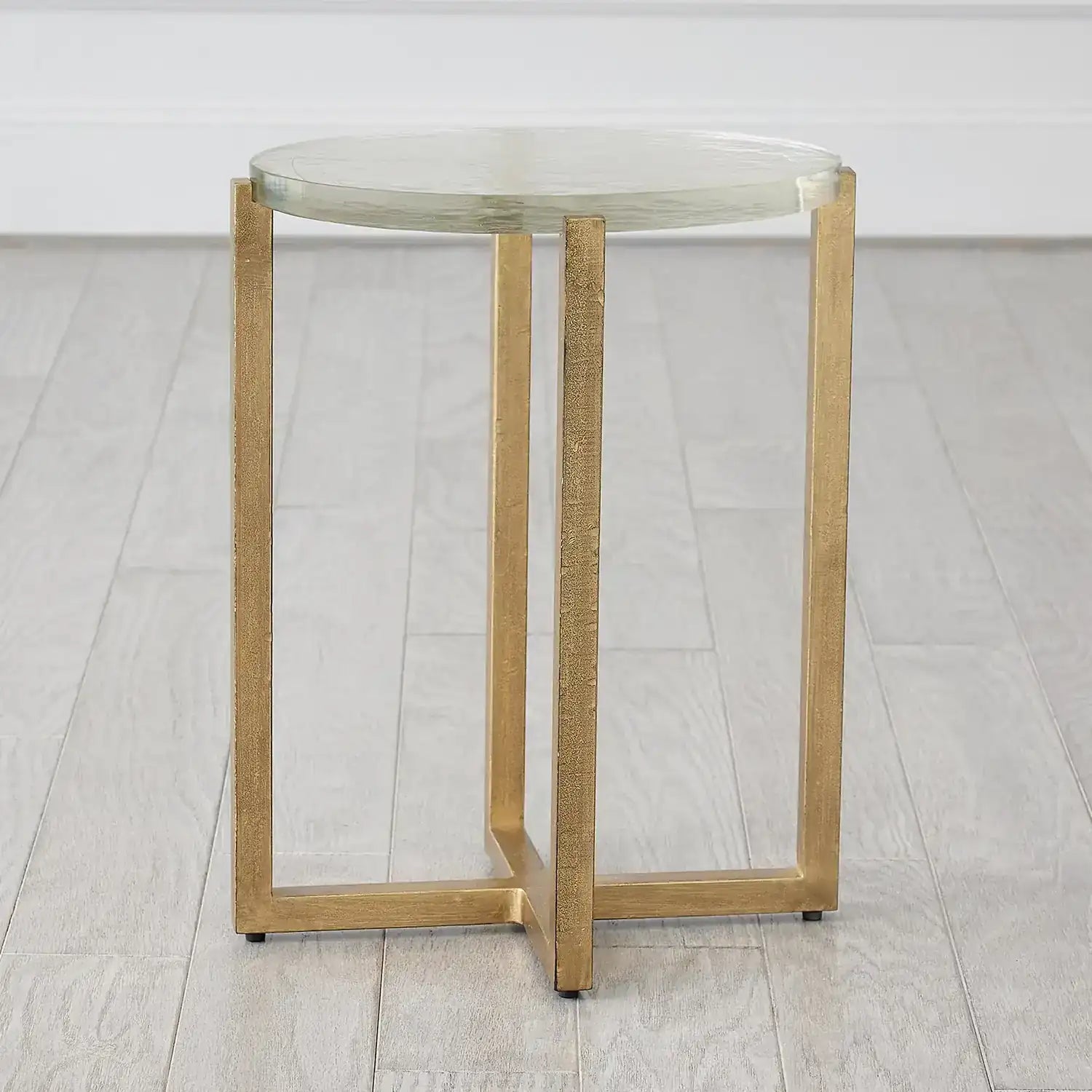 GLOBAL VIEWS ICE BLOCK TABLE - Side