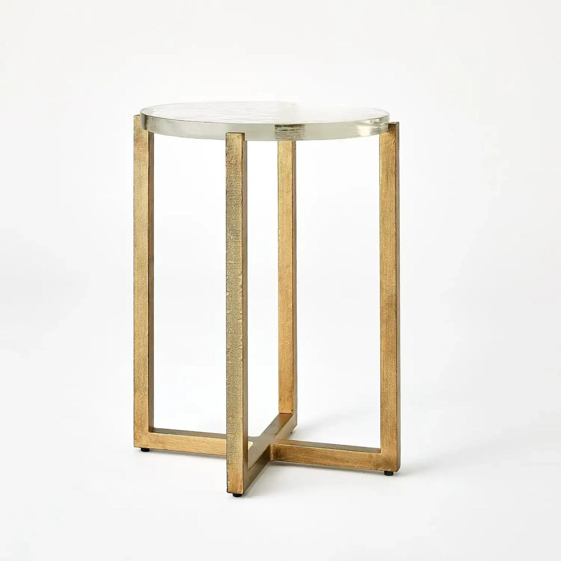 GLOBAL VIEWS ICE BLOCK TABLE - Side