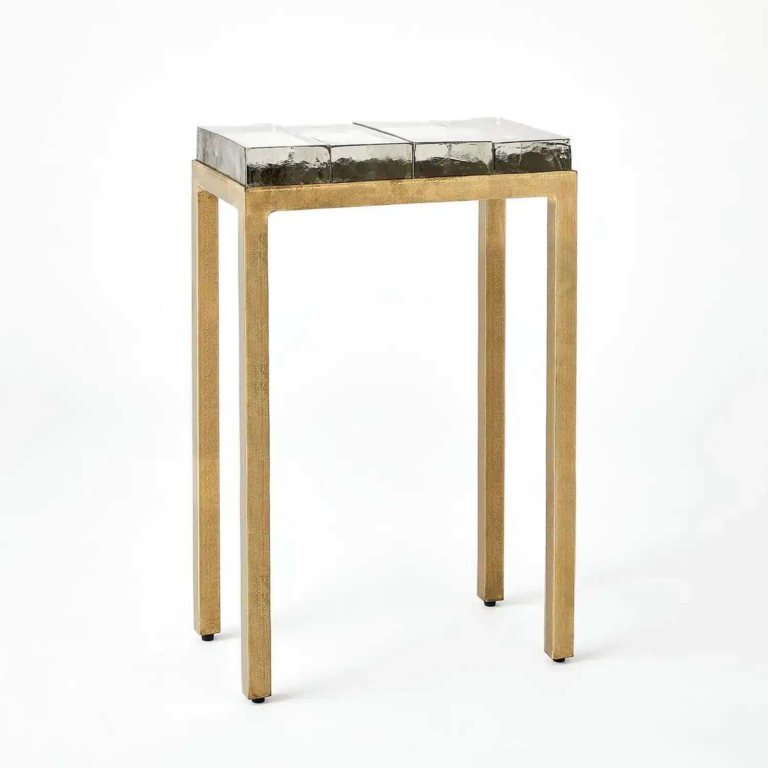 GLOBAL VIEWS ICE BLOCK TABLE - Side