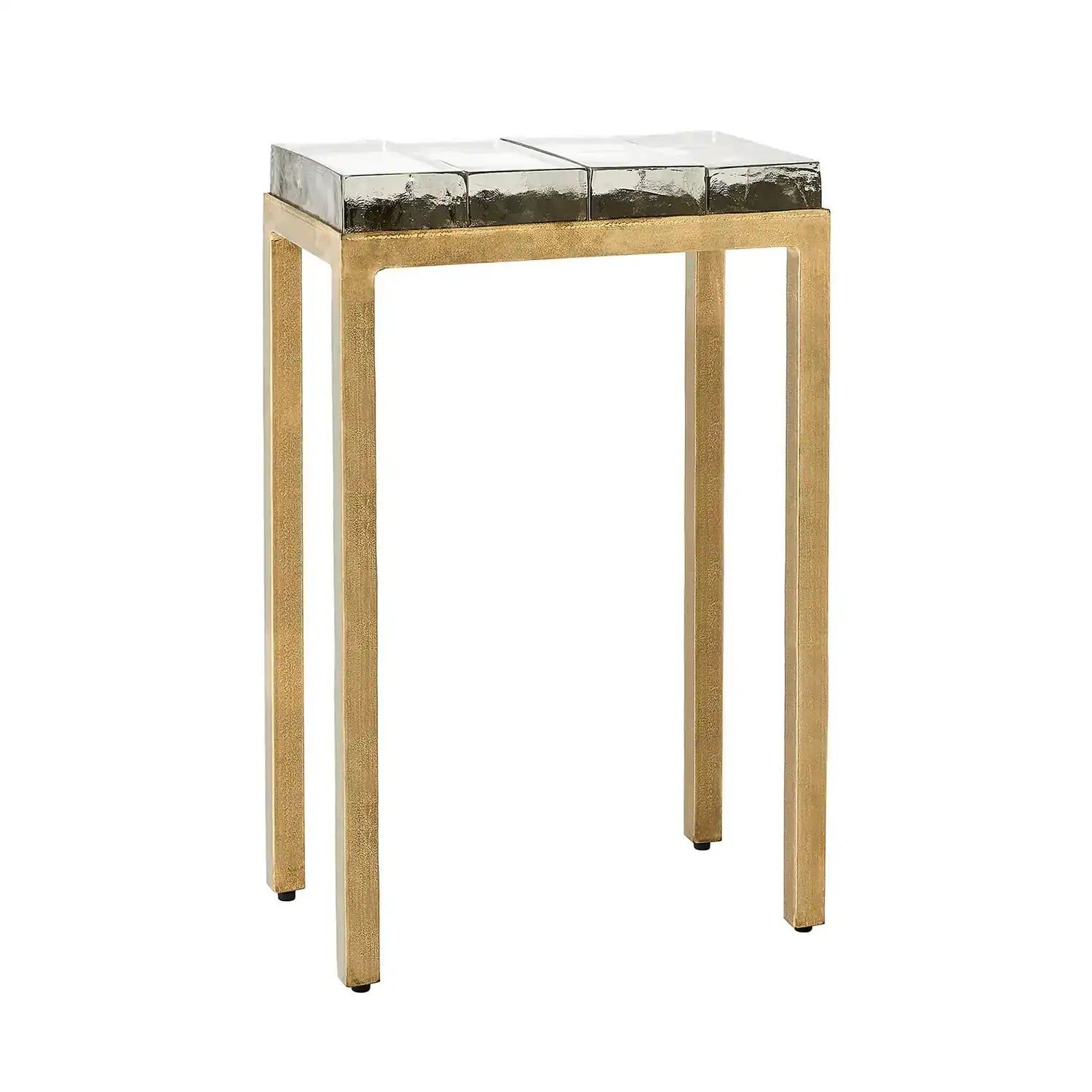 GLOBAL VIEWS ICE BLOCK TABLE - Side