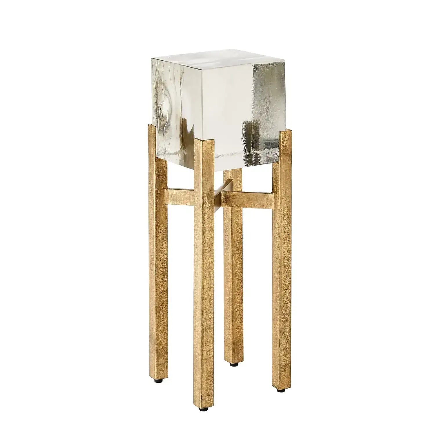 GLOBAL VIEWS ICE BLOCK TABLE - Side