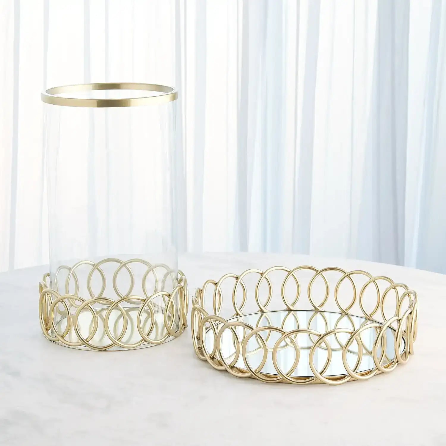 GLOBAL VIEWS LOOPS TRAY - Decorative Accents