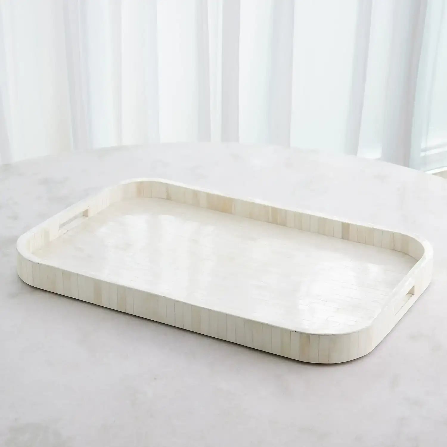 GLOBAL VIEWS SUPER ELLIPSE TRAY - Decorative Accents