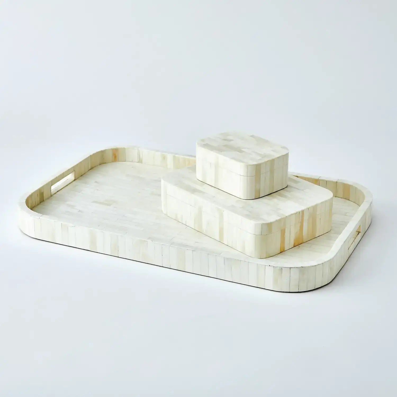 GLOBAL VIEWS SUPER ELLIPSE TRAY - Decorative Accents