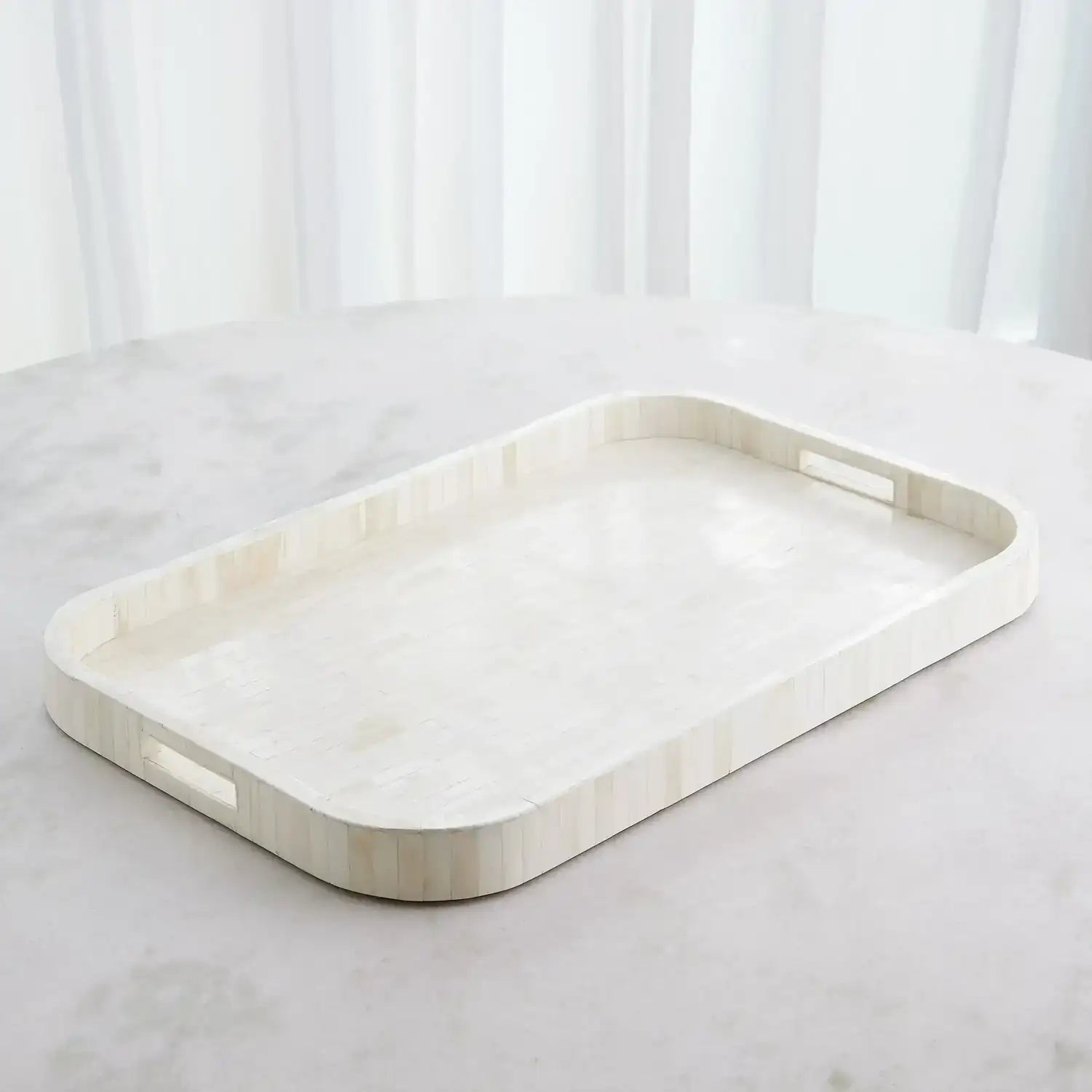 GLOBAL VIEWS SUPER ELLIPSE TRAY - Decorative Accents
