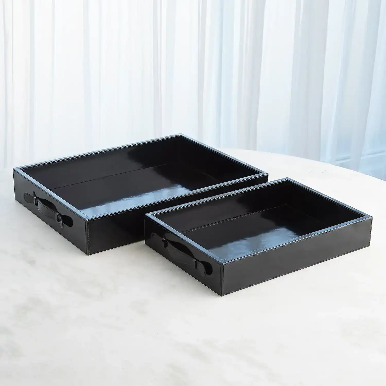 GLOBAL VIEWS NOIR TRAY - Decorative Accents