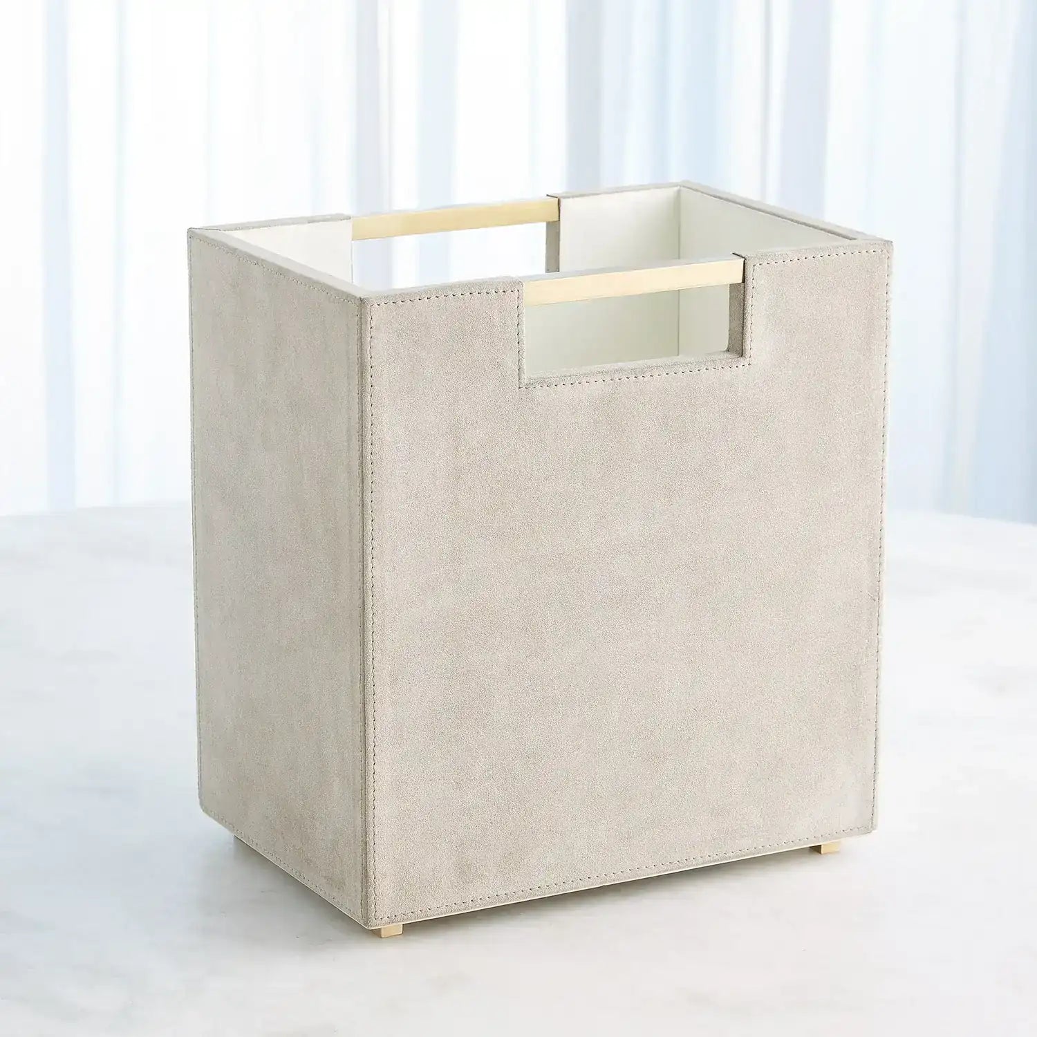 GLOBAL VIEWS POSH WASTEBASKET - Decorative Accents