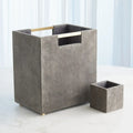 GLOBAL VIEWS POSH WASTEBASKET - Decorative Accents
