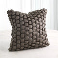 GLOBAL VIEWS SQUARE RUCHE PILLOW - Decorative Accents