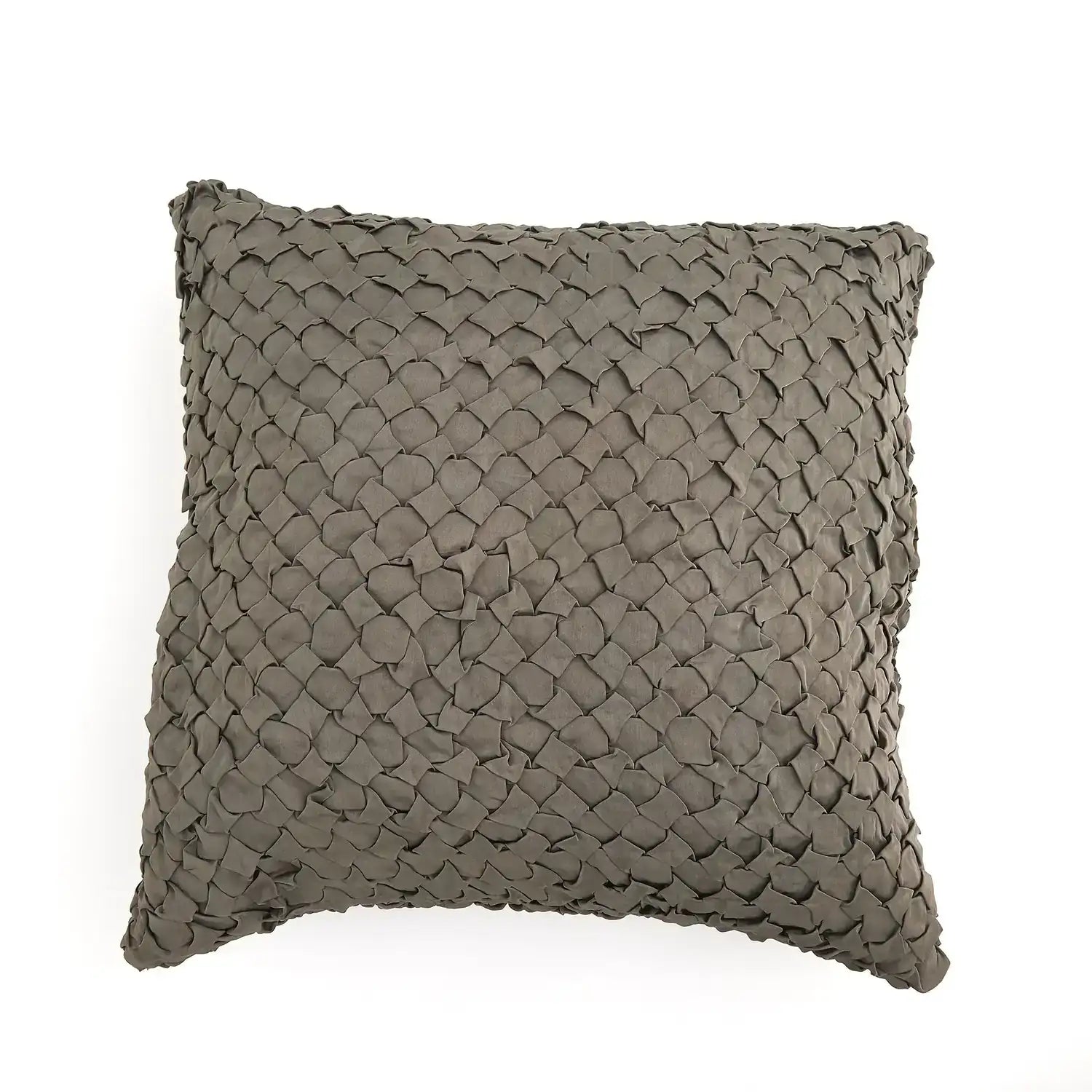 GLOBAL VIEWS DIAMOND RUCHE PILLOW - Decorative Accents