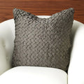 GLOBAL VIEWS DIAMOND RUCHE PILLOW - Decorative Accents