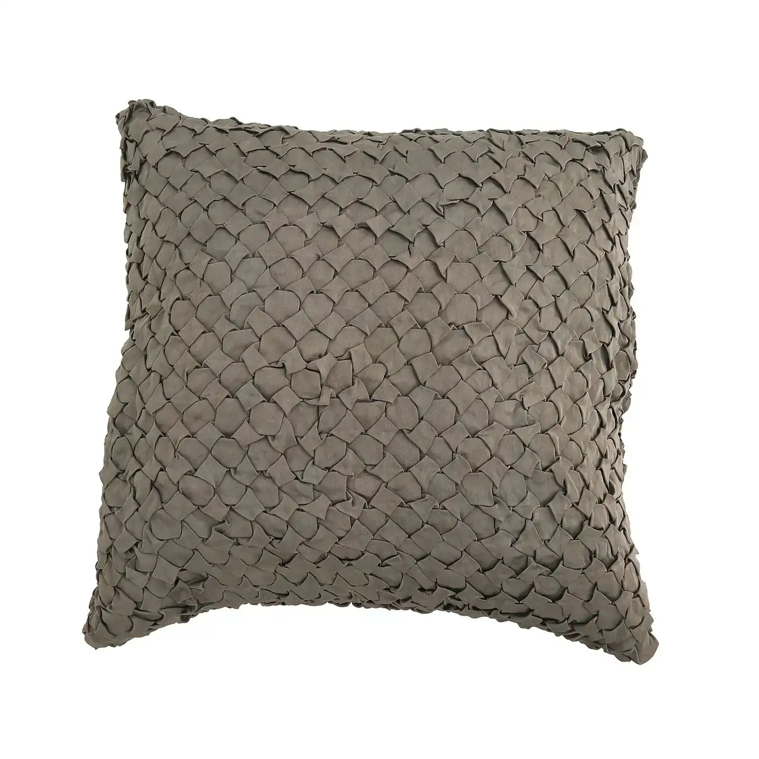 GLOBAL VIEWS DIAMOND RUCHE PILLOW - Decorative Accents