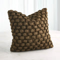 GLOBAL VIEWS SQUARE RUCHE PILLOW - Decorative Accents