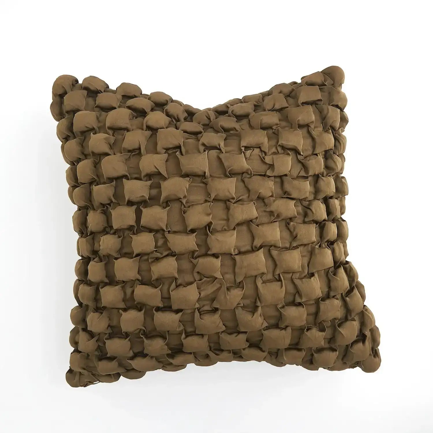 GLOBAL VIEWS SQUARE RUCHE PILLOW - Decorative Accents