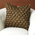 GLOBAL VIEWS SQUARE RUCHE PILLOW - Decorative Accents