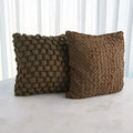 GLOBAL VIEWS DIAMOND RUCHE PILLOW - Decorative Accents