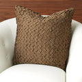GLOBAL VIEWS DIAMOND RUCHE PILLOW - Decorative Accents