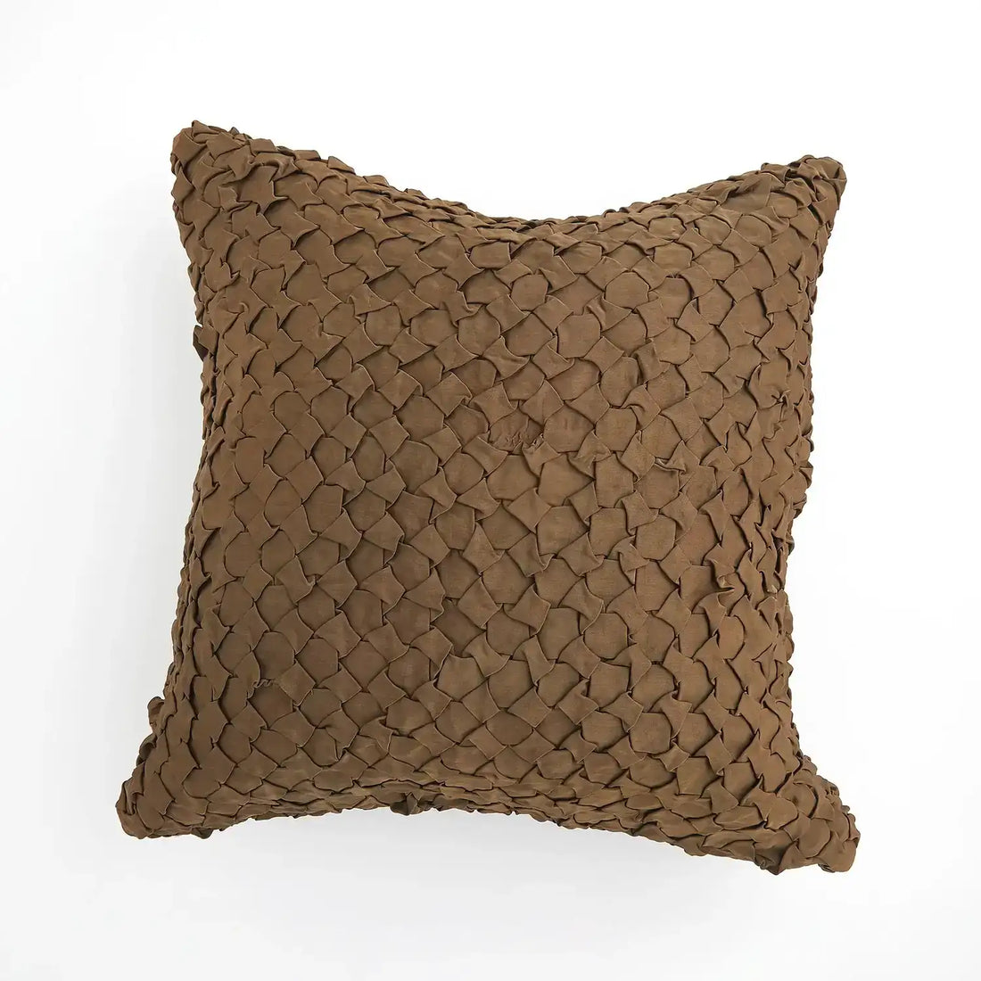 GLOBAL VIEWS DIAMOND RUCHE PILLOW - Decorative Accents
