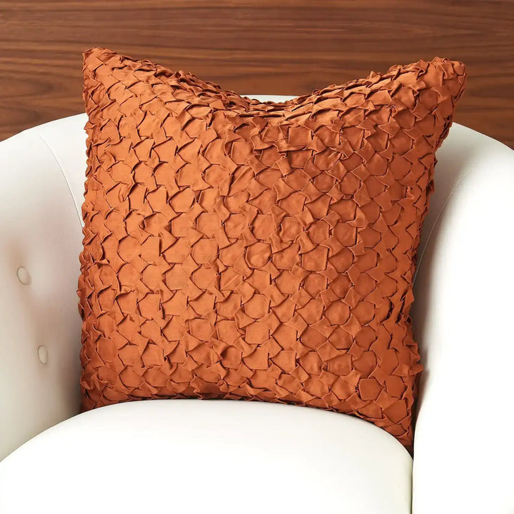 GLOBAL VIEWS DIAMOND RUCHE PILLOW - Decorative Accents